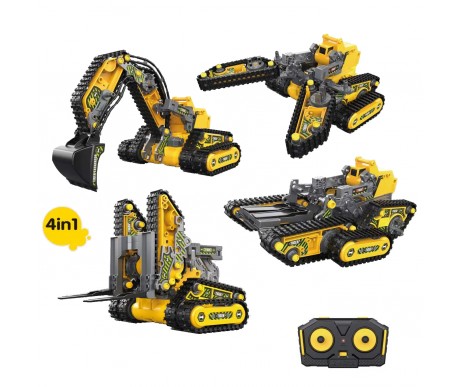 Конструктор 4 в 1 HB TOYS Строительная техника, 176 элементов - HB-SG01