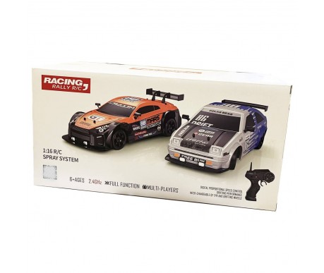 Радиоуправляемая машина для дрифта HB Toyota AE86 (4WD, свет, пар, акб, 1:16) - SC16A03-1
