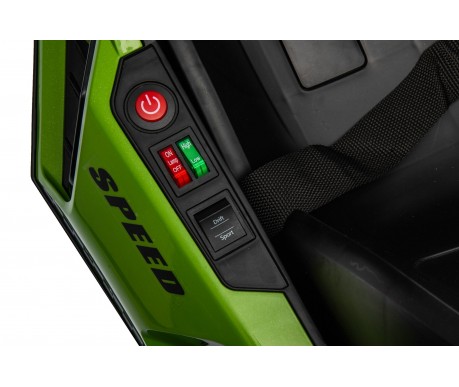 Детский электромобиль дрифт картинг (зеленый, 12 км/ч, 24V) - AHL007-GREEN