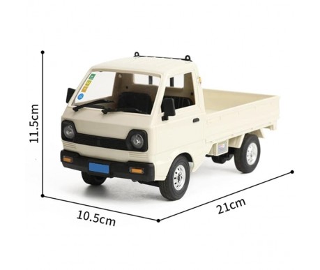 Радиоуправляемый японский белый грузовичок WPL Suzuki Carry ST90 1:16 - WPLD-12MINI