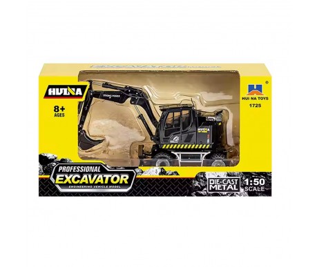 Масштабная модель экскаватор-бульдозер Huina 1:50 - HN1725-BLACK