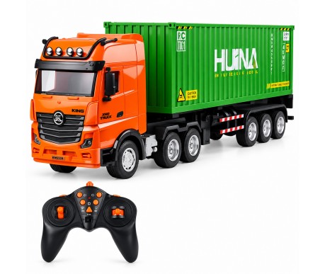 Радиоуправляемый грузовик контейнеровоз HUINA 1:18 - HN1317-GREEN