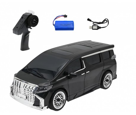 Радиоуправляемая машина для дрифта Alphard 2WD 1:16 (гироскоп, LED подсветка) - MN-68-BLACK