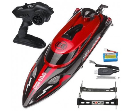 Радиоуправляемый катер Red SpeedBoat с сумкой (36 см, 25 км/ч) - HJ808-A1-BAG