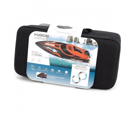 Радиоуправляемый катер Red SpeedBoat с сумкой (36 см, 25 км/ч) - HJ808-A1-BAG