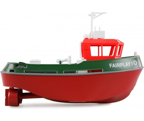 Радиоуправляемый буксир Tugboat зеленый 2.4G 1:72 - HL-3800-G