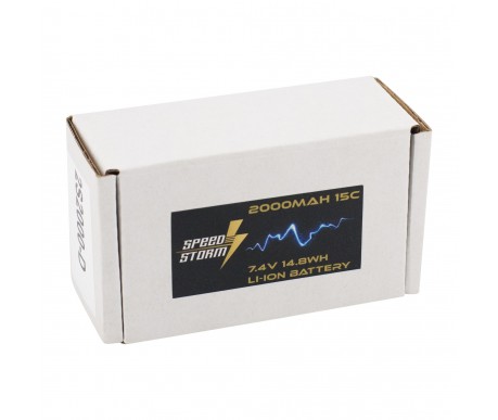 Аккумулятор Speed Storm Li-ion 18650 7.4V 2000 mAh разъем XT30 - SS-2S2000-XT30
