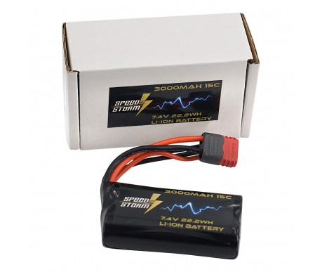 Аккумулятор Speed Storm Li-ion 18650 7.4V 3000 mAh разъем T-plug (Deans) - SS-2S3000-D