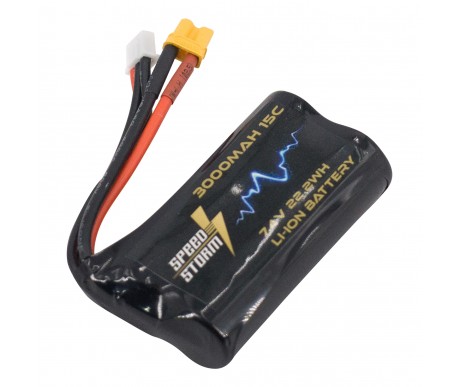 Аккумулятор Speed Storm Li-ion 18650 7.4V 3000 mAh разъем XT30 - SS-2S3000-XT30