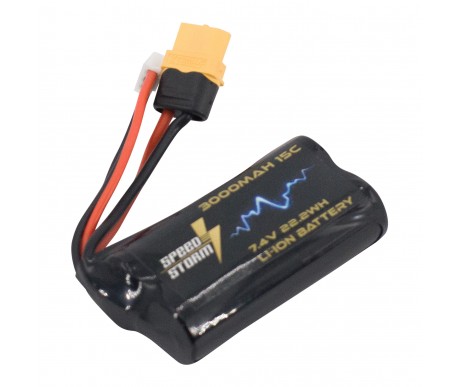 Аккумулятор Speed Storm Li-ion 18650 7.4V 3000 mAh разъем XT60 - SS-2S3000-XT60