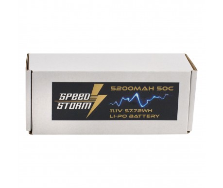 Аккумулятор Speed Storm Li-Po 11.1V 50C 5200 mAh Hard Case разъем T-plug (Deans) - SS-3S5200-50-D