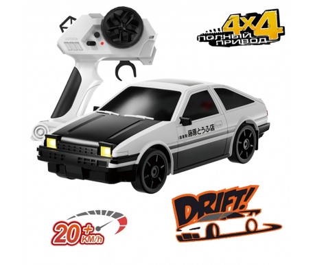 Радиоуправляемая машина для дрифта Toyota AE86 1:24 - 757-4WD37B-BLACK