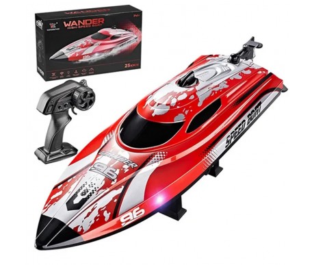 Радиоуправляемый катер Wander (30 см, LED, 25 км/ч) - HJ820-RED