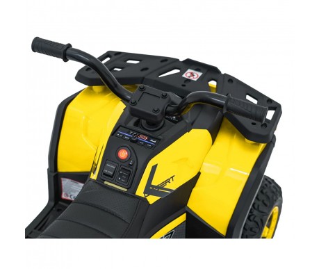 Детский электромобиль квадроцикл X-Robust (желтый, 24V, 4WD, пульт, EVA) - XMX651-24V-4WD-YELLOW