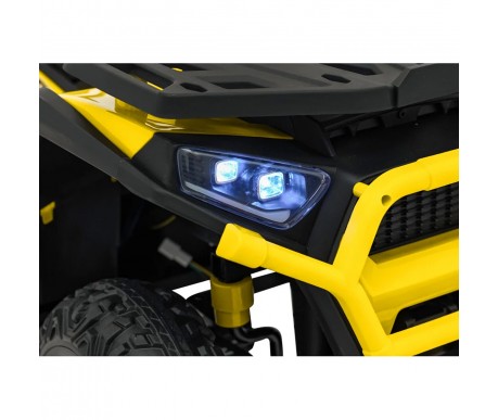 Детский электромобиль квадроцикл X-Robust (желтый, 24V, 4WD, пульт, EVA) - XMX651-24V-4WD-YELLOW