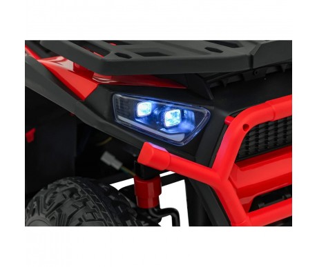 Детский электромобиль квадроцикл X-Robust (красный, 24V, 4WD, пульт, EVA) - XMX651-24V-4WD-RED