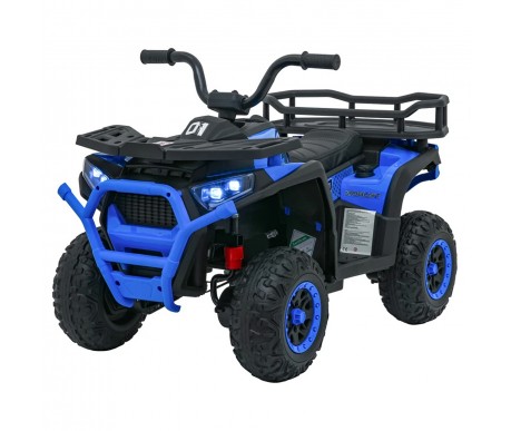 Детский электромобиль квадроцикл X-Robust (синий, 24V, 4WD, пульт, EVA) - XMX651-24V-4WD-BLUE