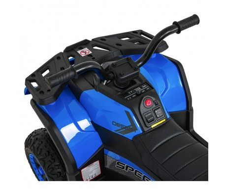 Детский электромобиль квадроцикл X-Robust (синий, 24V, 4WD, пульт, EVA) - XMX651-24V-4WD-BLUE