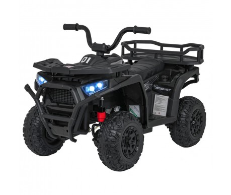 Детский электромобиль квадроцикл X-Robust (черный, 24V, 4WD, пульт, EVA) - XMX651-24V-4WD-BLACK