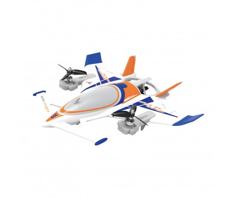Радиоуправляемый самолет дрон SCI Fi Sky VTOL 3D6G 8ch - QIDI-570-BLUE