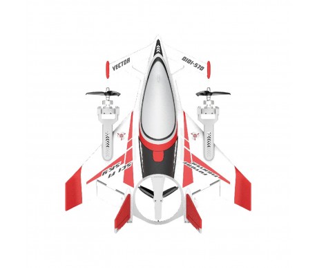 Радиоуправляемый самолет дрон SCI Fi Sky VTOL 3D6G 8ch - QIDI-570-RED