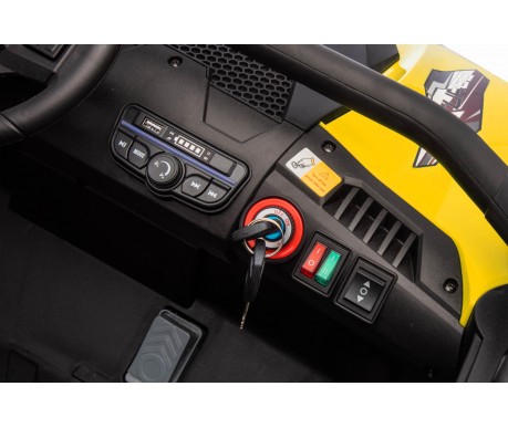 Детский электромобиль багги 24V 4WD - HC-601B-24V-4WD-YELLOW