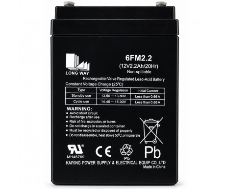 Аккумулятор Long Way 12V2.2Ah/20Hr - LW-6FM2.2