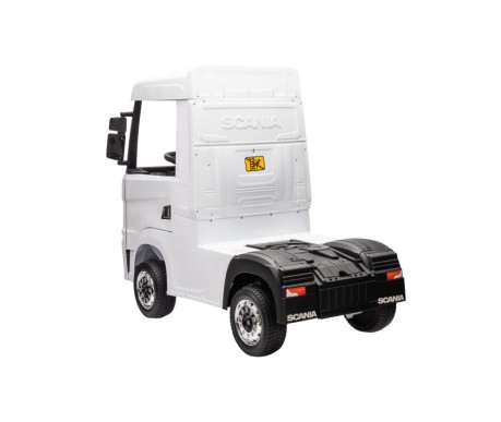 Детский электромобиль фура Scania 500R 4WD 12V - HL698-LUX-WHITE