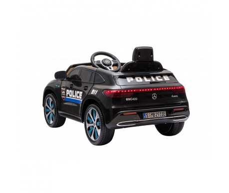 Детский электромобиль Mercedes Police EQC 400 12V 2WD - HL378-BLACK