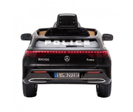 Детский электромобиль Mercedes Police EQC 400 12V 2WD - HL378-BLACK