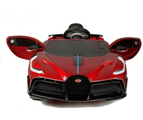 Детский электромобиль Bugatti Divo (красный лак, 12V) - HL338