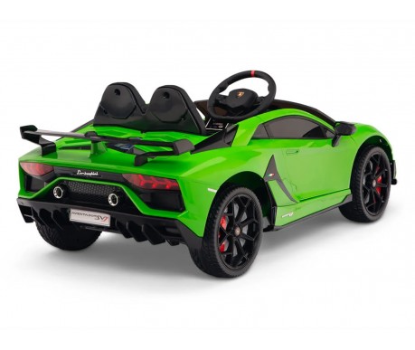 Детский электромобиль Lamborghini SVJ (зеленый, 12V) - HL328