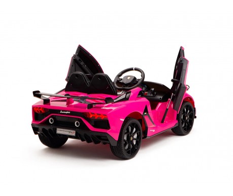 Детский электромобиль Lamborghini SVJ (розовый, 12V) - HL328