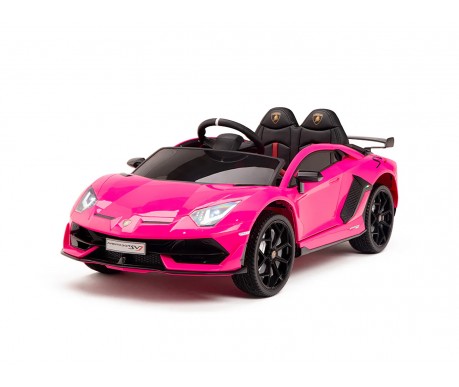 Детский электромобиль Lamborghini SVJ (розовый, 12V) - HL328
