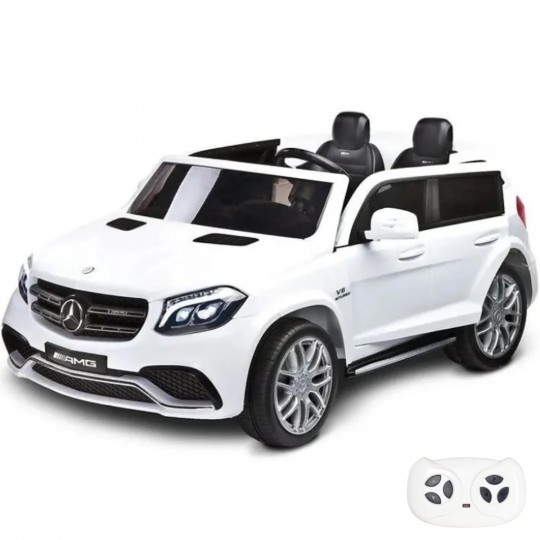 Электромобиль Mercedes Benz GLS63 (белый, 4WD, 12V) - HL228
