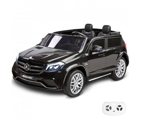 Электромобиль Mercedes Benz GLS63 (черный лак, 4WD, 12V) - HL228