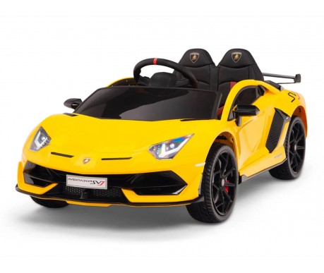 Детский электромобиль Lamborghini SVJ (желтый, 12V) - HL328