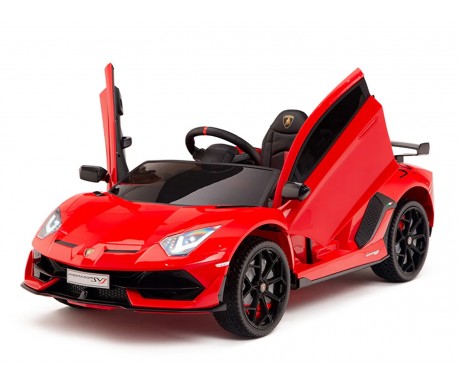 Детский электромобиль Lamborghini SVJ (красный, 12V) - HL328