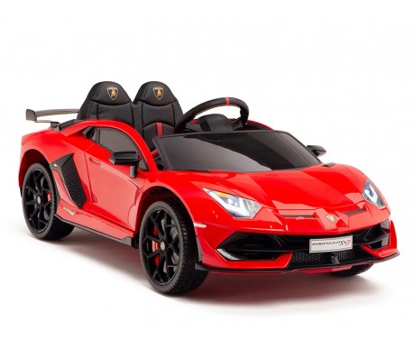 Детский электромобиль Lamborghini SVJ (красный, 12V) - HL328