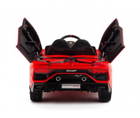 Детский электромобиль Lamborghini SVJ (красный, 12V) - HL328