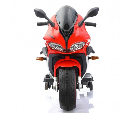 Детский электромотоцикл Ducati (12V, EVA, ручка газа, спидометр) - FT-921-RED-WHITE