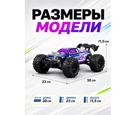 Радиоуправляемый внедорожник Rapidly 4WD 1:16 - SCY-16101-PURPLE