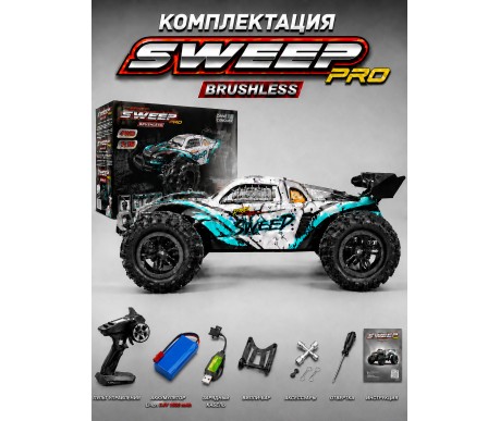 Радиоуправляемый внедорожник Sweep PRO 4WD 1:16 - SCY-16101PRO-GREEN