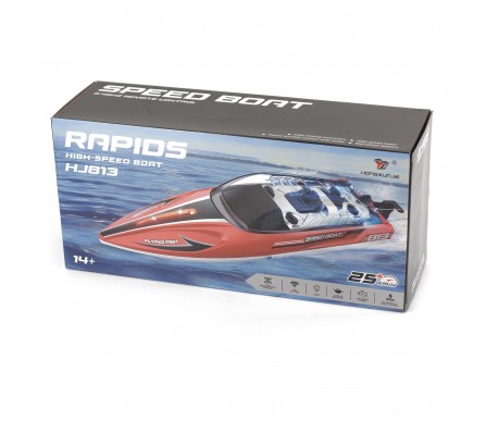 Радиоуправляемый катер RAPIDS (36 см, 25 км/ч) - HJ813-RED