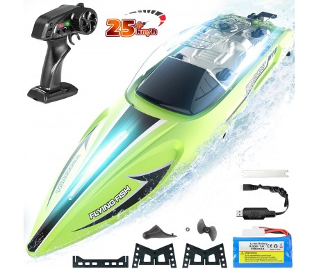 Радиоуправляемый катер RARIDS (36 см, 25 км/ч) - HJ813-GREEN
