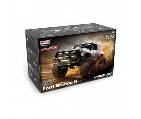 Радиоуправляемый краулер MJX Hyper Go H12P Ford Bronco R Brushless 4WD 1:12 - MJX-H12P