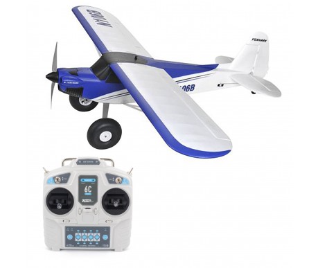 Радиоуправляемый самолет S Cub 1500mm Blue RTF + Flight Controller - TOP127E