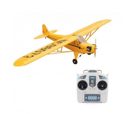 Радиоуправляемый самолет Top RC J3 1400mm Yellow RTF - TOP067C