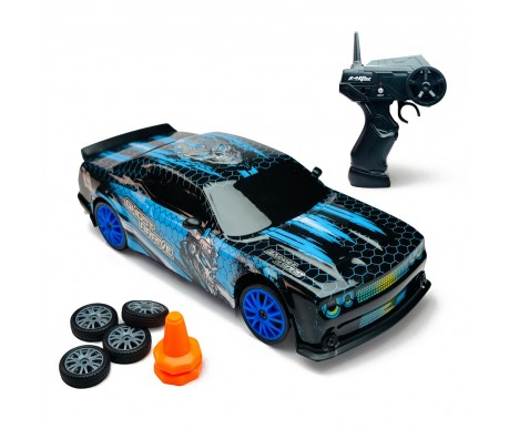 Радиоуправляемая машина для дрифта Dodge (19 см, 15 км/ч, сменные колеса, фишки) - SC24A26