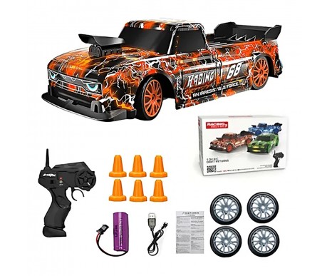 Радиоуправляемая машина для дрифта Ford F150 (19 см, 15 км/ч, сменные колеса, фишки) - SC24A21